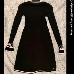 Vintage Juicy Couture Black Label Dress Long Sleeve - Size Sm